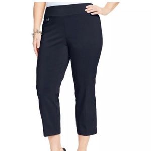 Alfani Capri Pants Size 24W Blue Tummy Control